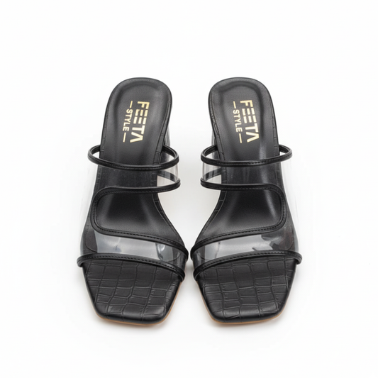 Croc Black Textured – 422-7