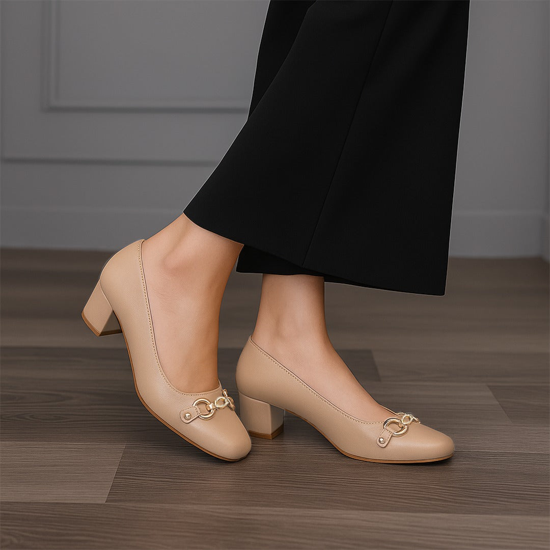 Caramel Luxe Women Court Shoes 630-7