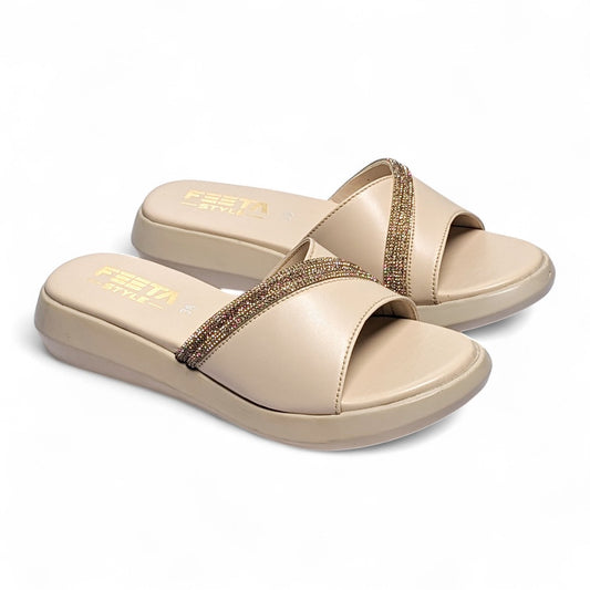 Fawn Comfy Slip-On Casual Slippers – 475-7