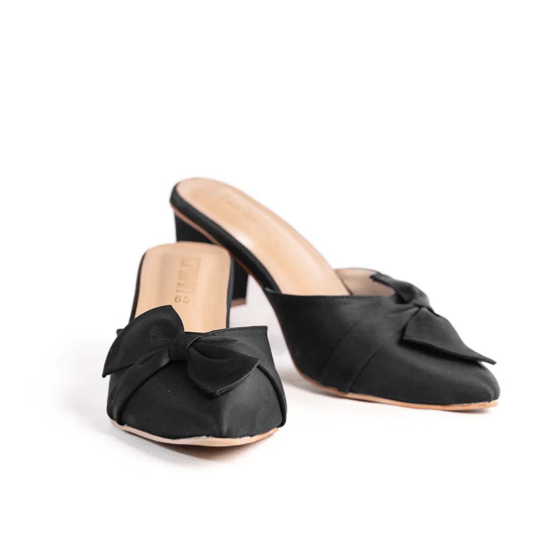 Black Formal H-Slippers 451-7