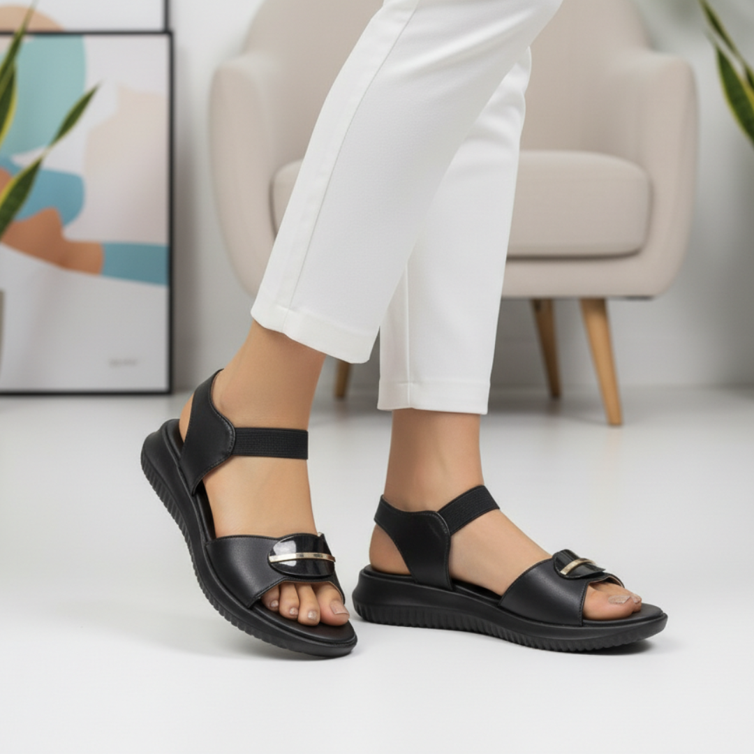 Everyday Comfort Sandals - Black