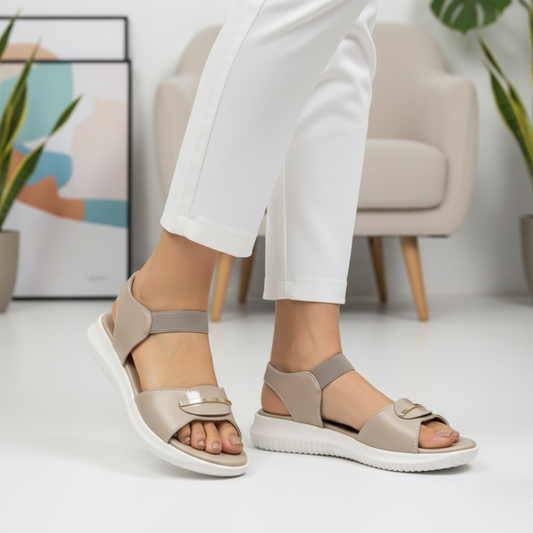 Everyday Comfort Sandals - Chikoo
