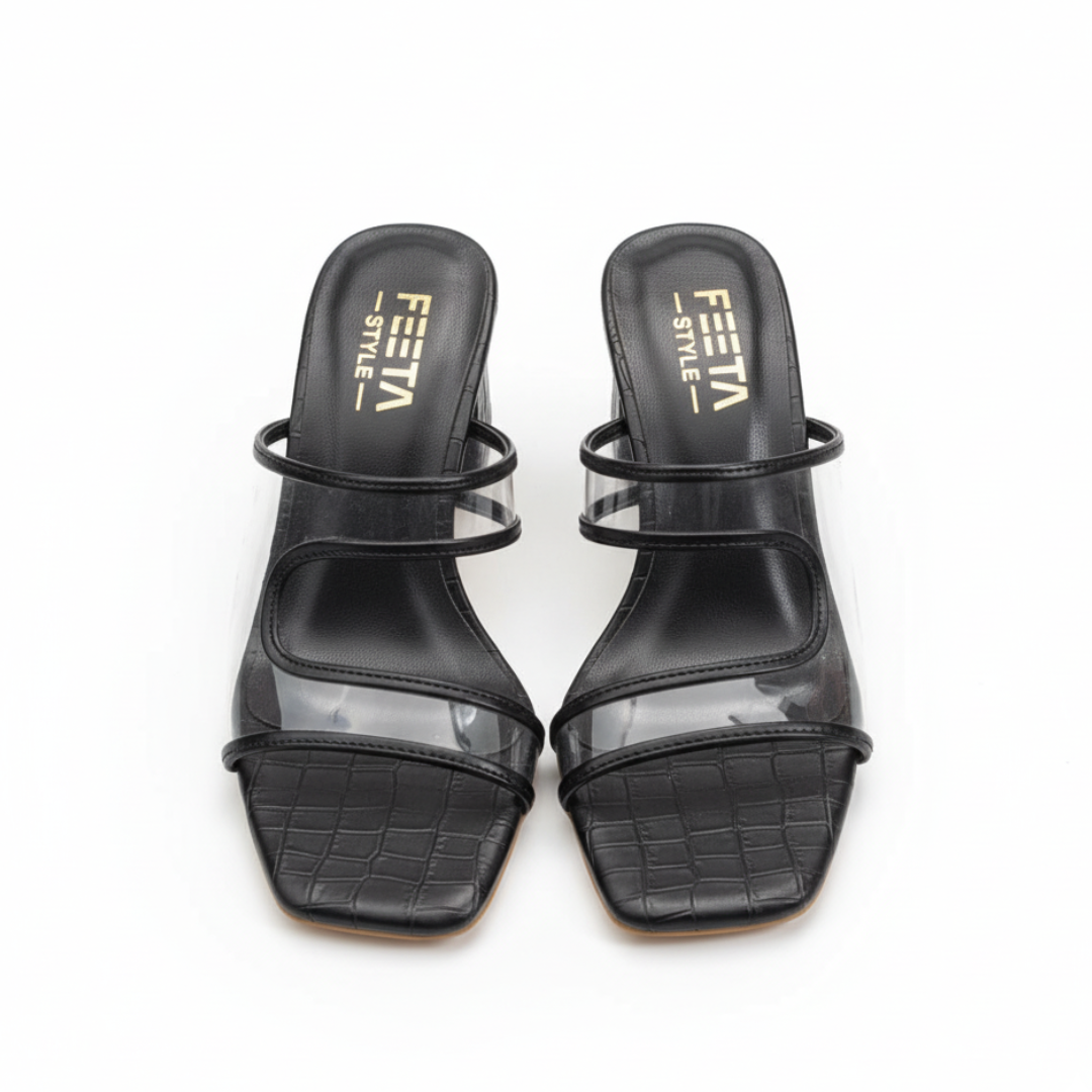 Croc Black Textured – 422-7