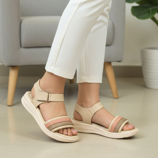 Everyday Comfort Sandals - Soft Beige