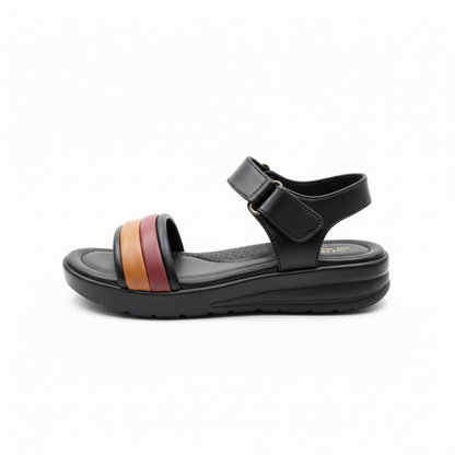 Everyday Comfort Sandals - Black & Multi
