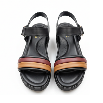 Everyday Comfort Sandals - Black & Multi