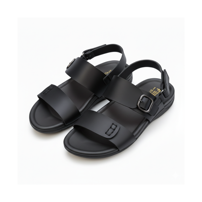 Men Sandals Black 3021-8