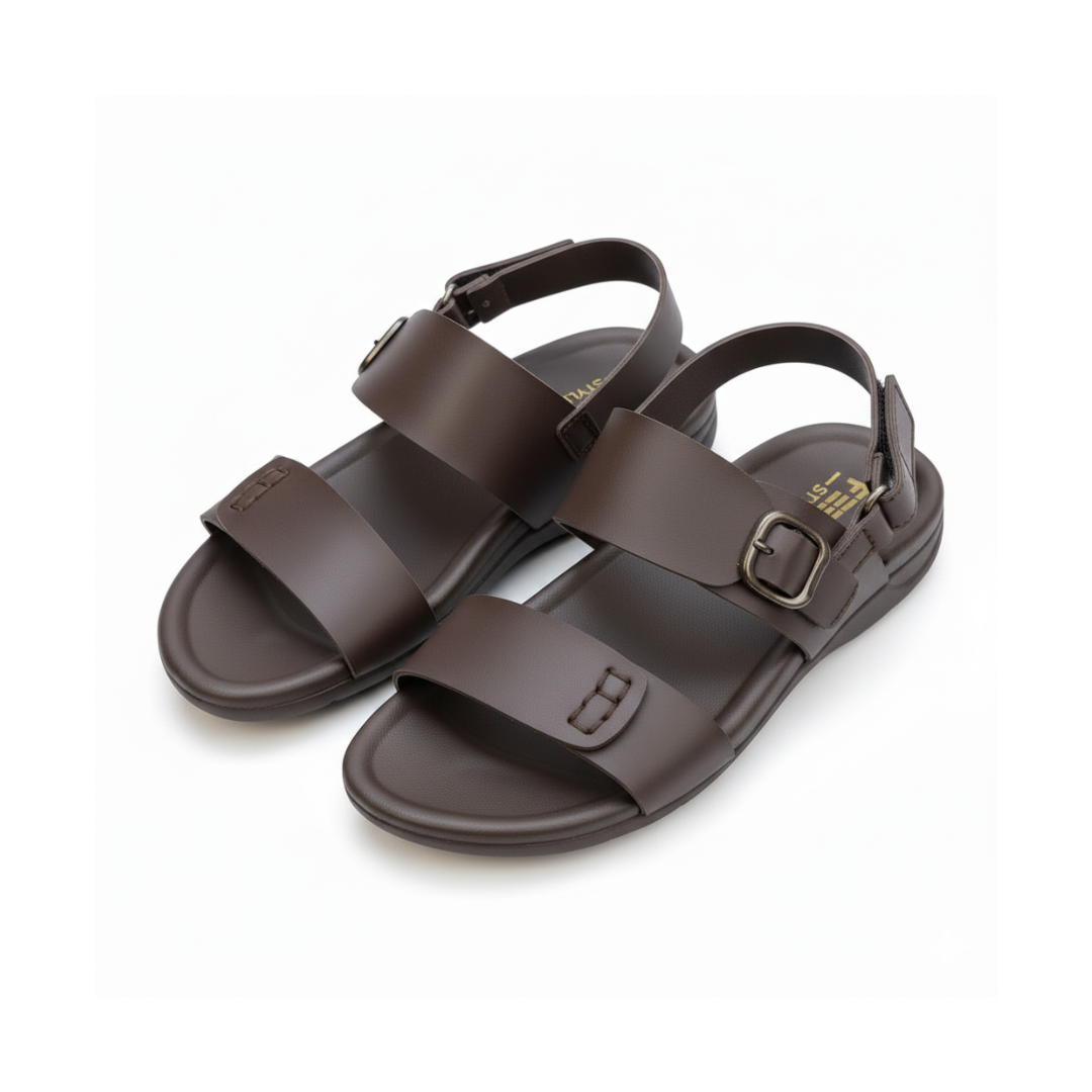 Men Sandals Brown 3021-8