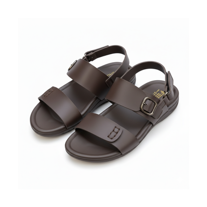 Men Sandals Brown 3021-8