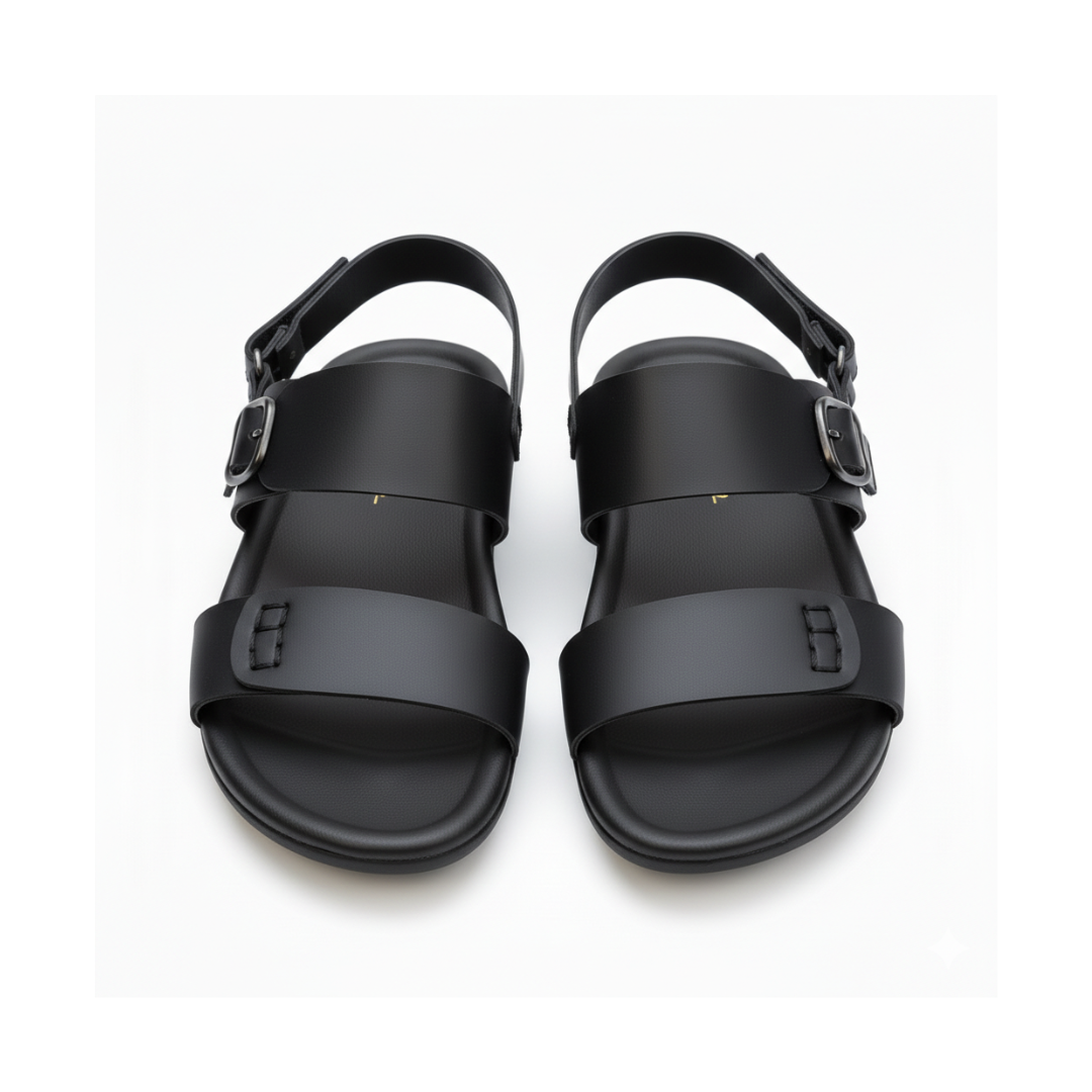 Men Sandals Black 3021-8