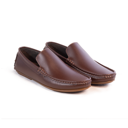 Men Casual Slip On Loafers - 2032-8 Brown