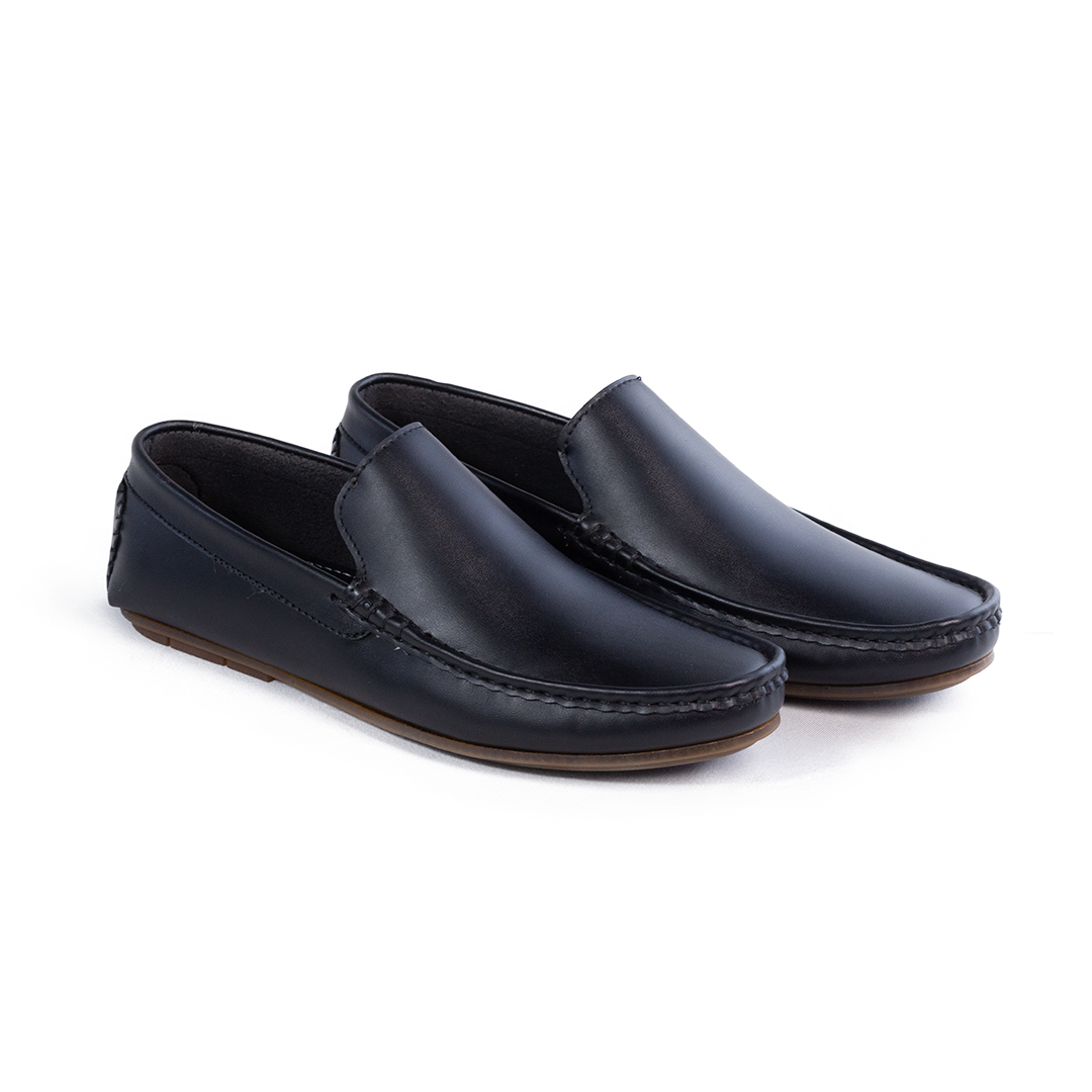 Men Casual Slip On Loafers - 2032-8 Black