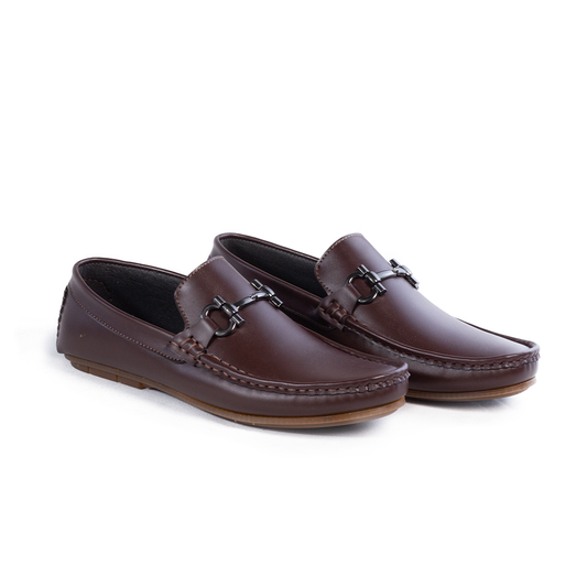 Men Loafer Shoes 2034-8 Brown