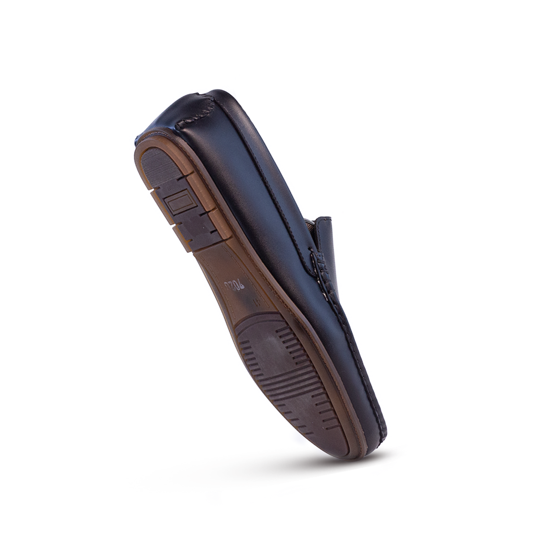 Men Casual Slip On Loafers - 2032-8 Black