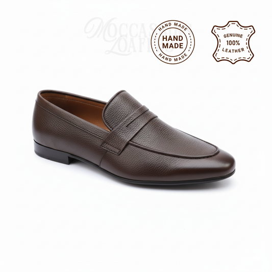 Leather Penny Loafers Brown - 2011