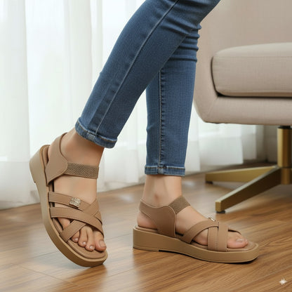 Fawn Cross Strap Sandals 953-7