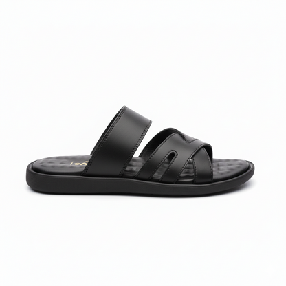 Men Slippers Black 4005-8