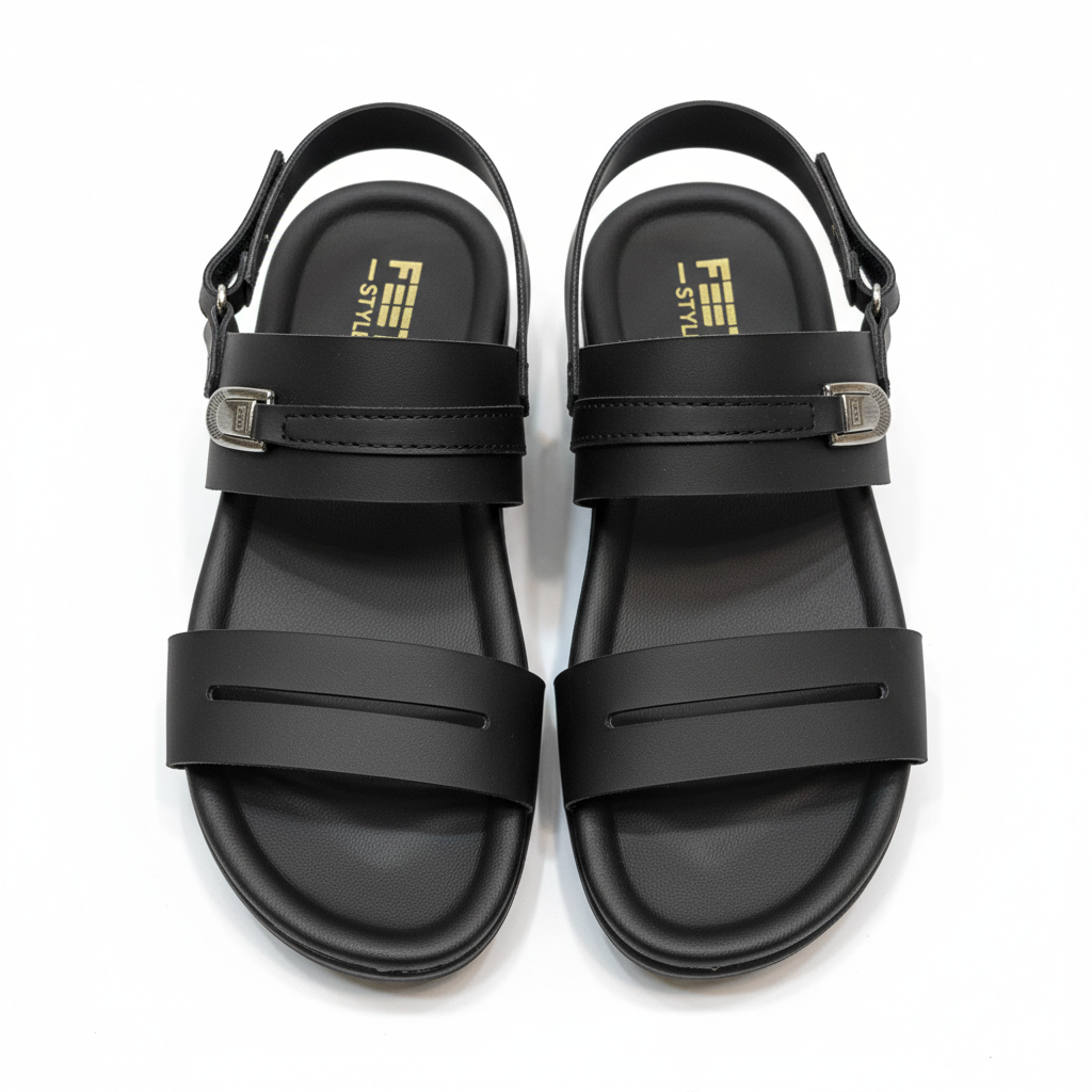 Men Sandals Black 3020-8