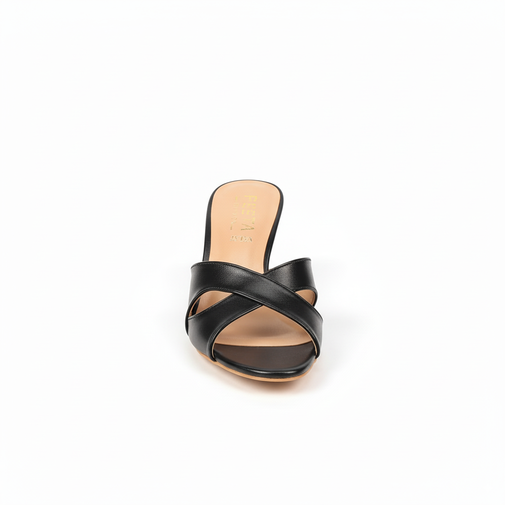 Midnight Luxe Slip-On Heels - 401-7