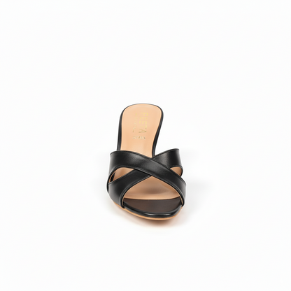 Midnight Luxe Slip-On Heels - 401-7