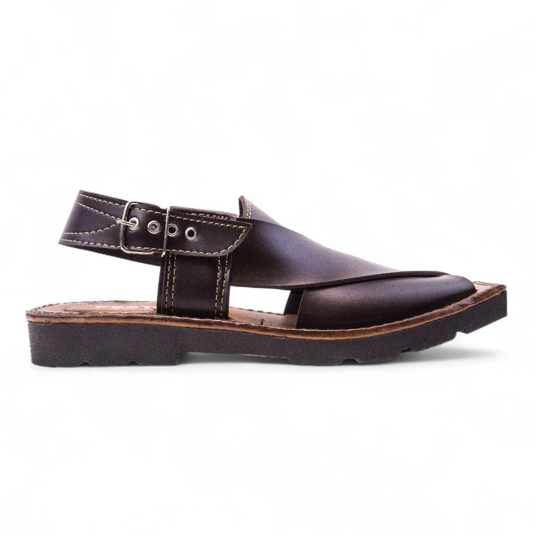 Men Peshawari Sandals Brown - 7021-8