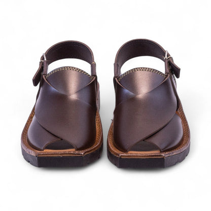 Men Peshawari Sandals Brown - 7021-8