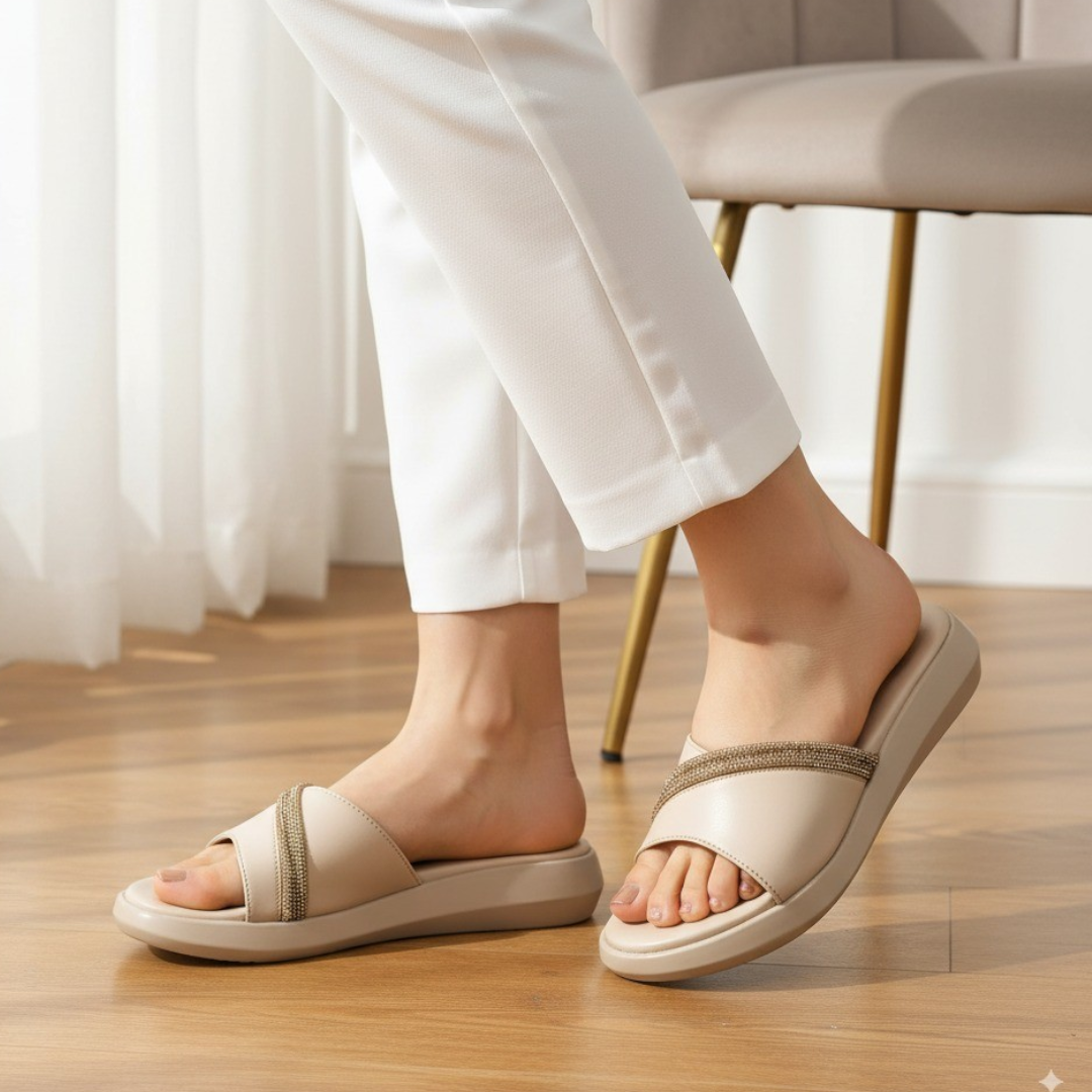 Fawn Comfy Slip-On Casual Slippers – 475-7