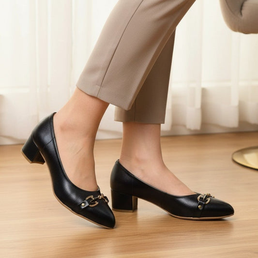 Verona Black Women Court Shoes 650-7