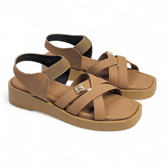 Fawn Cross Strap Sandals 953-7