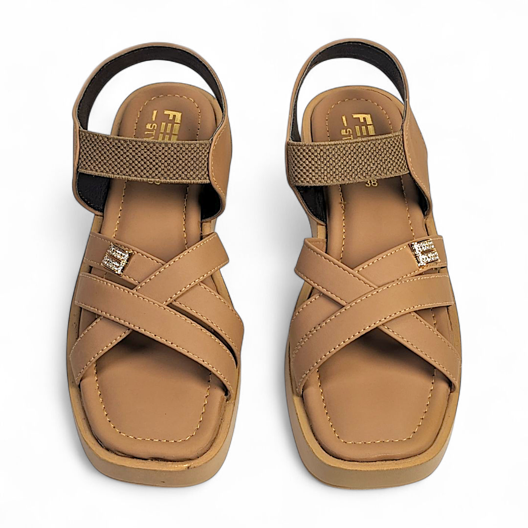 Fawn Cross Strap Sandals 953-7
