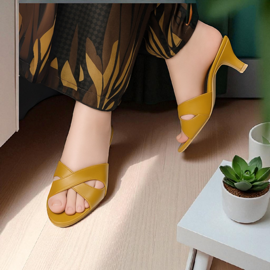 Honey Luxe Slip-On Heels 401-7