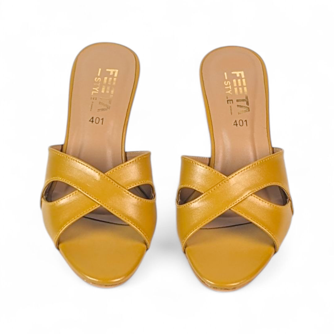 Honey Luxe Slip-On Heels 401-7