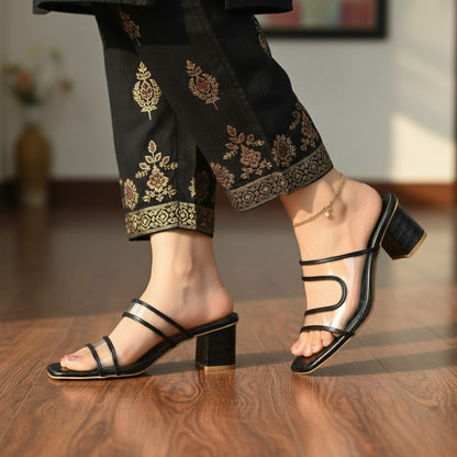 Croc Black Textured – 422-7