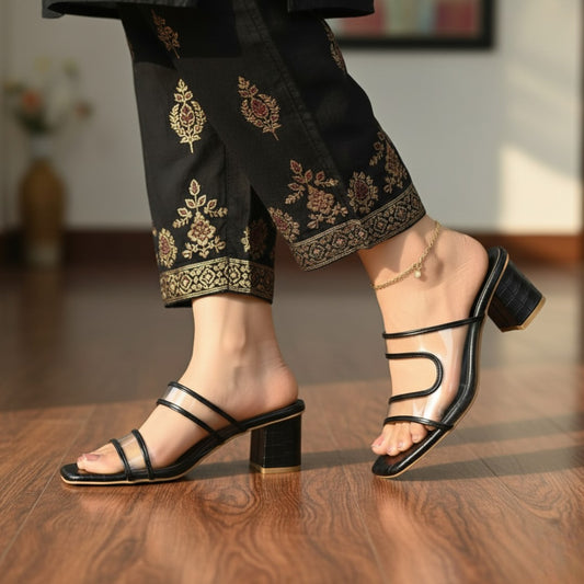 Croc Black Textured – 422-7