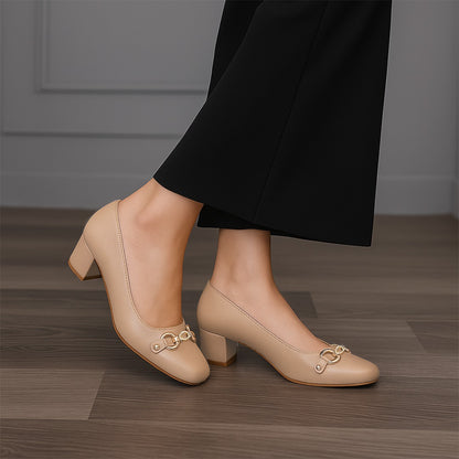 Caramel Luxe Women Court Shoes 630-7