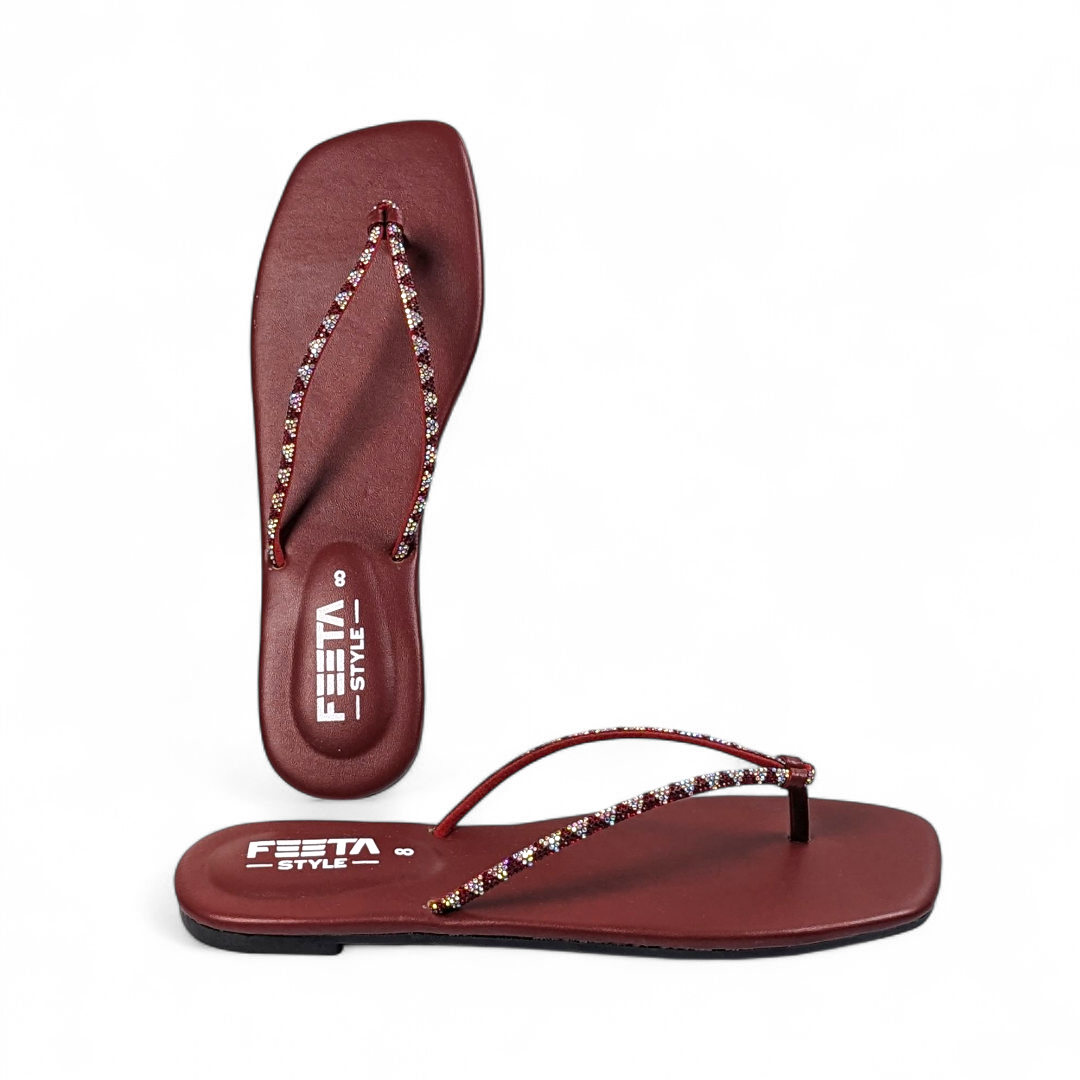 Maroon Casual Fancy Chappal 315-7