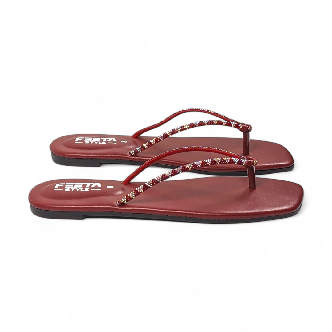 Maroon Casual Fancy Chappal 315-7