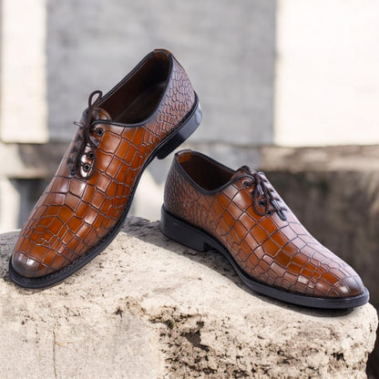 Men Formal Oxford Shoes - 1017-8 Brown